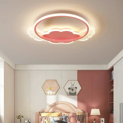 Plafonnier nuage mignon pour chambre de princesse fille — LZ4X9P