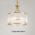 3 lumières D40 H58cm