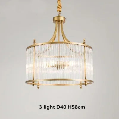 Plafonnier en verre et cuivre doré au design moderne pour intérieur — LZ4X9T