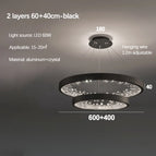 60 40cm Noir / Luminosité variable