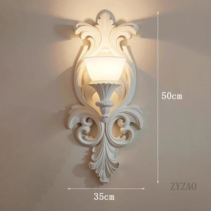 Applique murale sculptée style rétro français décoratif nordique — LZ4D9X2