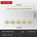 Or 5 têtes Longues / Blanc froid
