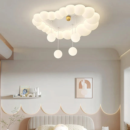 Plafonnier moderne en forme de nuage pour chambre d’enfant et salon — LZ4X9T