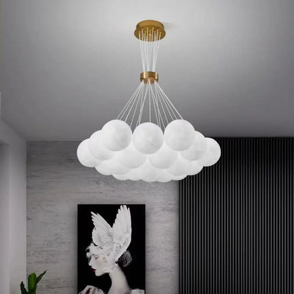 Lustre nuage lumineux décoratif pour chambre d'enfants — LZ4X9J