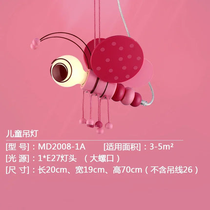 Suspension abeille dessin animé pour chambre enfant style princesse — LZ4Q7M9