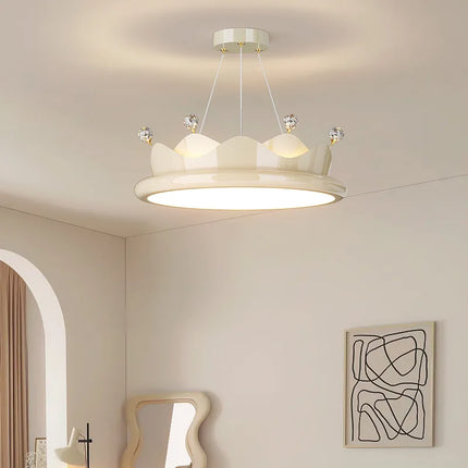 Lustre en cristal romantique pour chambre d'enfant princesse — LZ4P9X