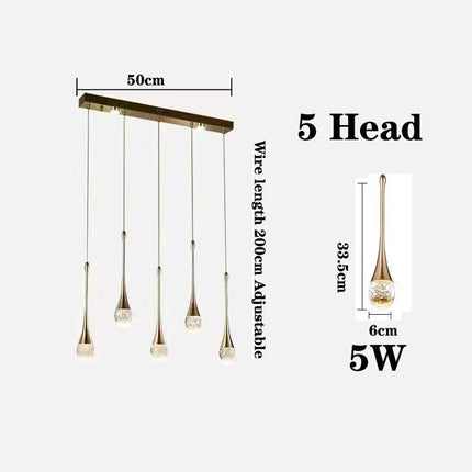 Lustre à bulles de cristal pour décoration moderne — LZ4X9Q7J