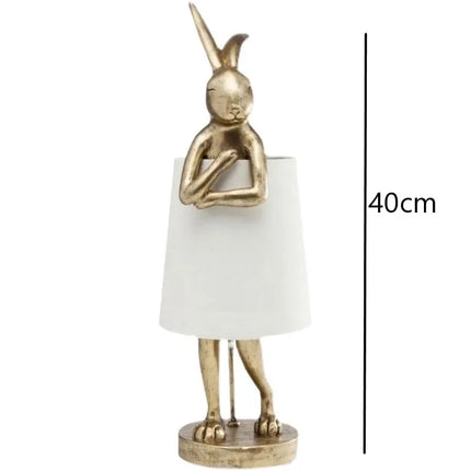 Lampe de bureau design rétro en résine forme lapin pour intérieur — LZ4X9P2