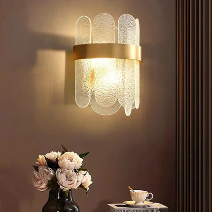 Applique murale LED nordique en verre décorative post-moderne — LZ4X9T