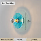 Verre bleu / Lumière chaude