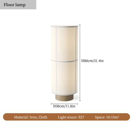 Lustre LED en tissu au design wabi sabi pour intérieur — LZ4QX9