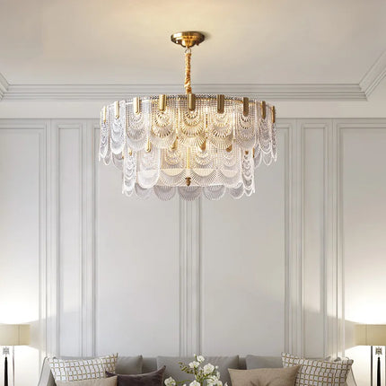 Lustre en cristal élégant pour décoration intérieure raffinée — LZ4FJ9
