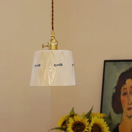 Suspension moderne en laiton et céramique pour intérieur élégant — LZ4X9J