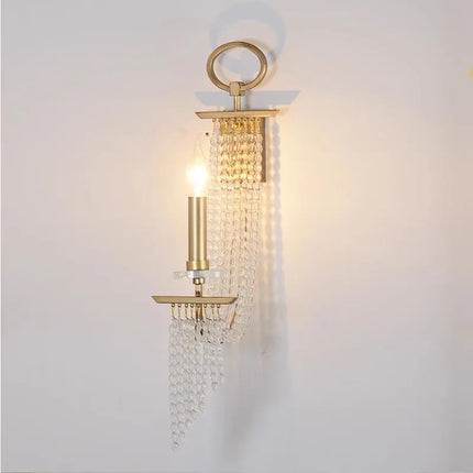Applique murale LED en cristal au design moderne et luxueux — LZ4X9P2