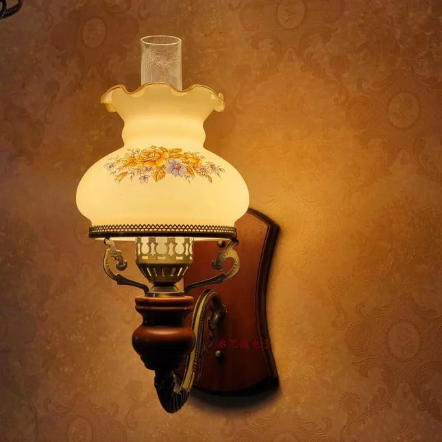 applique murale bois nordique led rétro vintage décoration intérieure