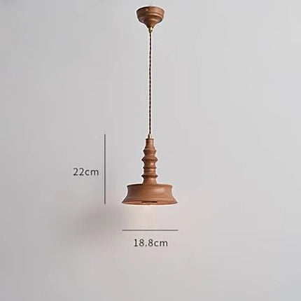 Suspension vintage en bois style nordique pour bar et restaurant — LZ4X9P