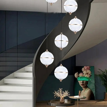 Suspension boule acrylique moderne pour bar et restaurant — LZ4X9Q2