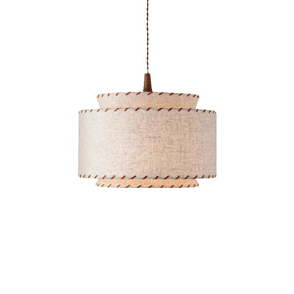 Lustre LED en tissu japonais pour décoration intérieure moderne — LZ4X9T