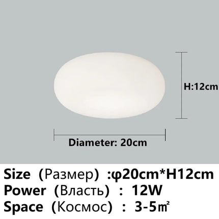 Lustre LED forme pomme pour salon, chambre, couloir et balcon — LZ4X9T2