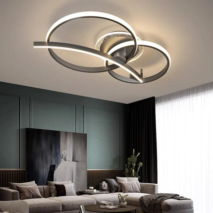Plafonnier intelligent style nordique pour éclairage intérieur moderne — LZ4X9B
