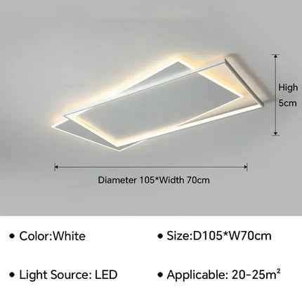 Plafonnier LED moderne pour décoration intérieure élégante — LZ4Q9T1