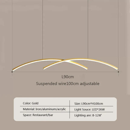 lustre moderne à led avec télécommande pour intérieur élégant