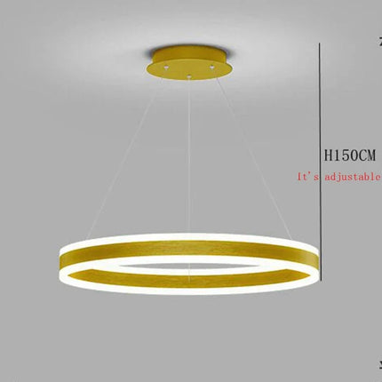 lustre led moderne dimmable pour décoration de maison