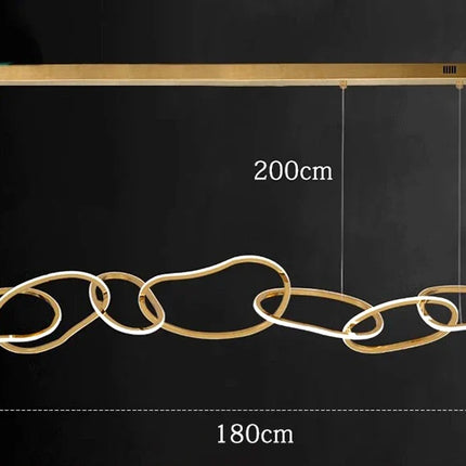 Lustre LED moderne pour salon et salle à manger — LZ4M9X2