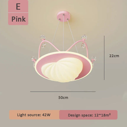 Lustre suspension nuage cristal décoratif pour chambre d'enfant — LZ4QX9