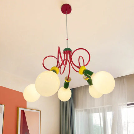 Lustre design coloré Memphis pour chambre enfant — LZ4P9T2