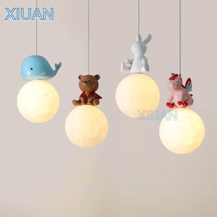 Suspension décorative animaux pour enfants cheval, ours, lapin, baleine — LZ4X9P