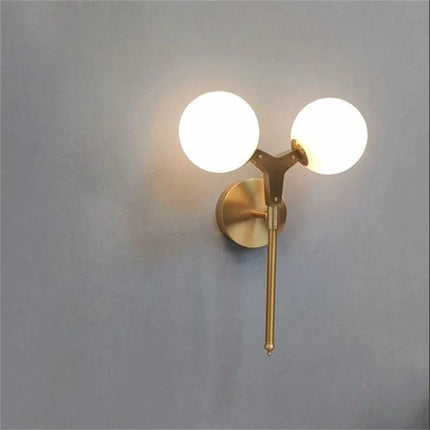 Applique murale double tête style nordique design moderne — LZ4P9XJ