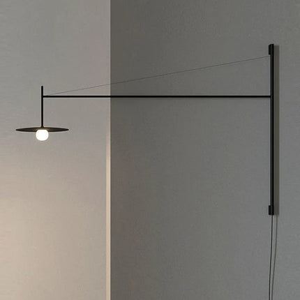 Applique murale industrielle à bras oscillant minimaliste — LZ4D7Q9