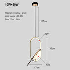 Pendentif Or Long / Blanc chaud (2700-3500K)