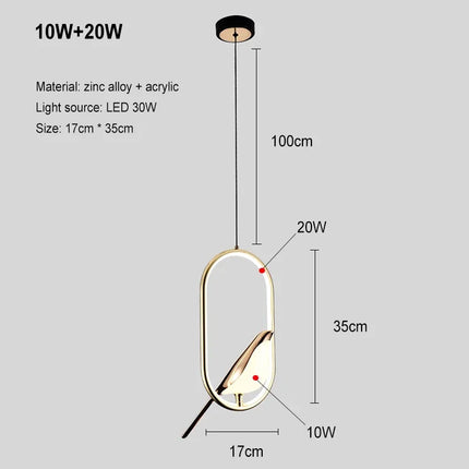 Applique murale LED au design nordique en forme de pie — LZ4X9T2