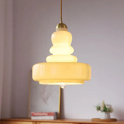 Suspension luminaire Bauhaus en verre pour cuisine et séjour — LZ4X9T2