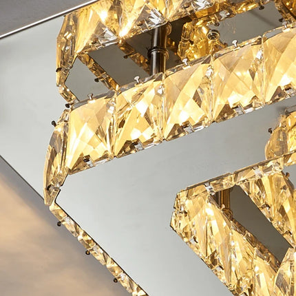 Plafonnier en cristal au design moderne pour éclairage élégant — LZ4X9T