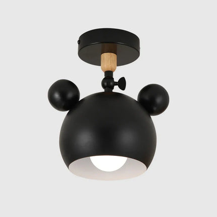 Plafonnier enfant style nordique motif panda dessin animé — LZ4X9Q2