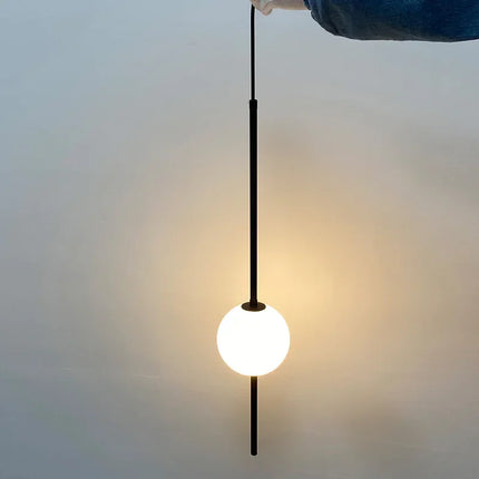 Suspension boule de verre simple pour salle à manger et bar — LZ4X9P