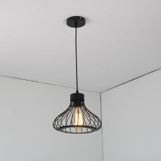 Suspension industrielle vintage en métal au design créatif pour intérieur — LZ4X9T