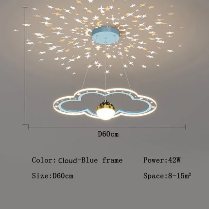 Lustre étoile lumineux créatif pour chambre d’enfants — LZ4XJ9