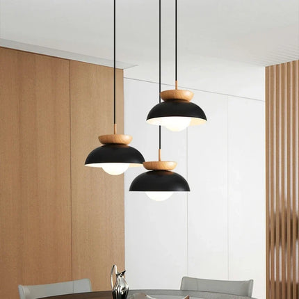 Suspension américaine en métal et bois pour restaurant — LZ4Q9XJ2