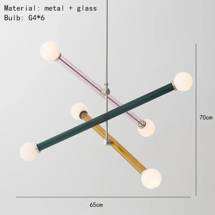 Lustre suspension minimaliste style art déco — LZ4X9P2