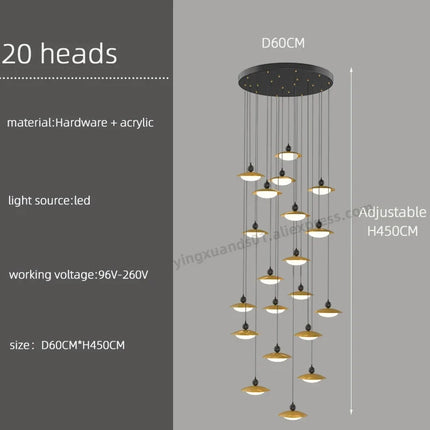 Lustre suspendu design moderne 2023 — LZ4X9P