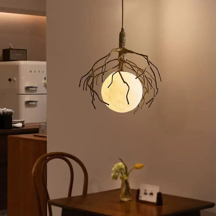 Lustre suspension style nordique rétro wabi-sabi pour restaurant et boutique — LZ4P9X