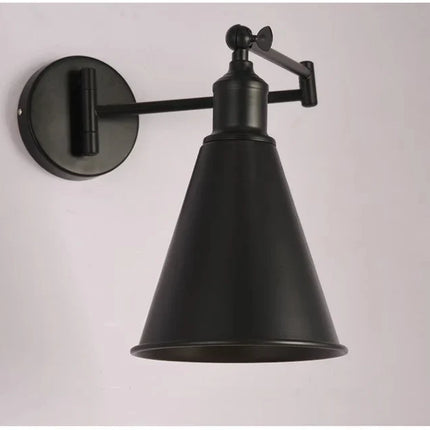 Applique murale rétro américaine avec bras pliant pour lecture — LZ4X9Q2