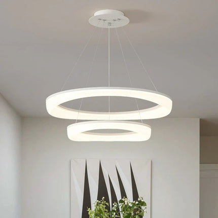 Lustre circulaire LED au design nordique moderne et créatif — LZ4P9XQ