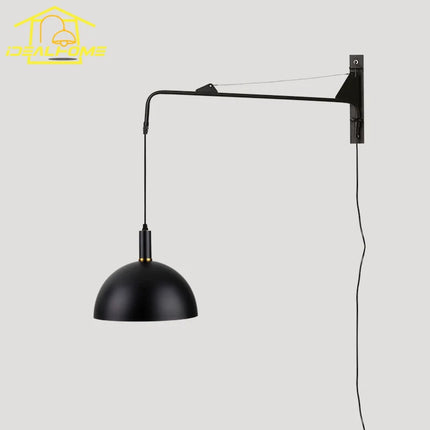 Applique murale industrielle à bras pivotant pour intérieur moderne — LZ4X9T2