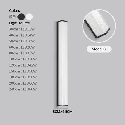 Applique murale LED étanche en acier inoxydable pour extérieur IP65 — LZ4X9B2
