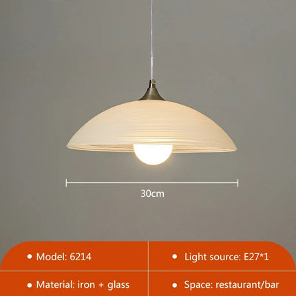 Suspension en verre design pour intérieur contemporain et restaurant — LZ4X9T2